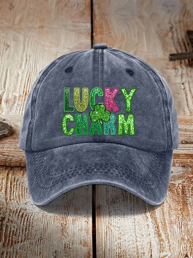 St. Patrick's Day Lucky Charm printed hat